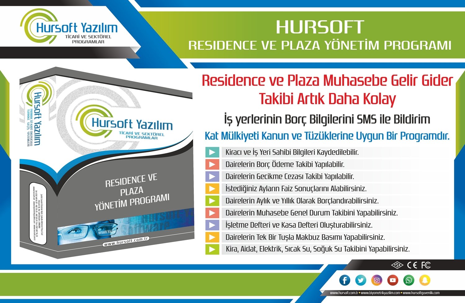RESIDENCE VE PLAZA YÖNETİM PROGRAMI 1 