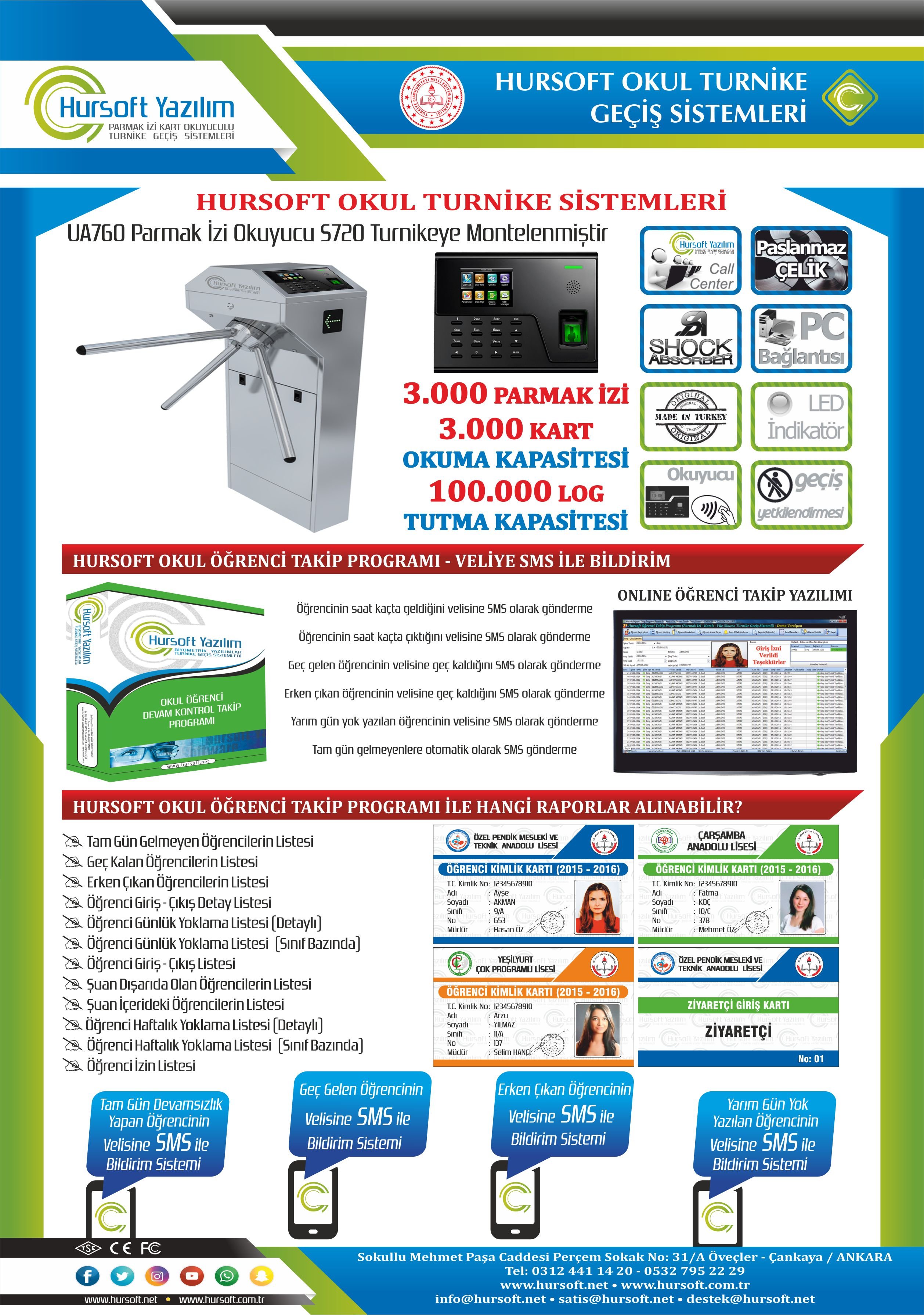 OKUL TURNİKE SİSTEMLERİ