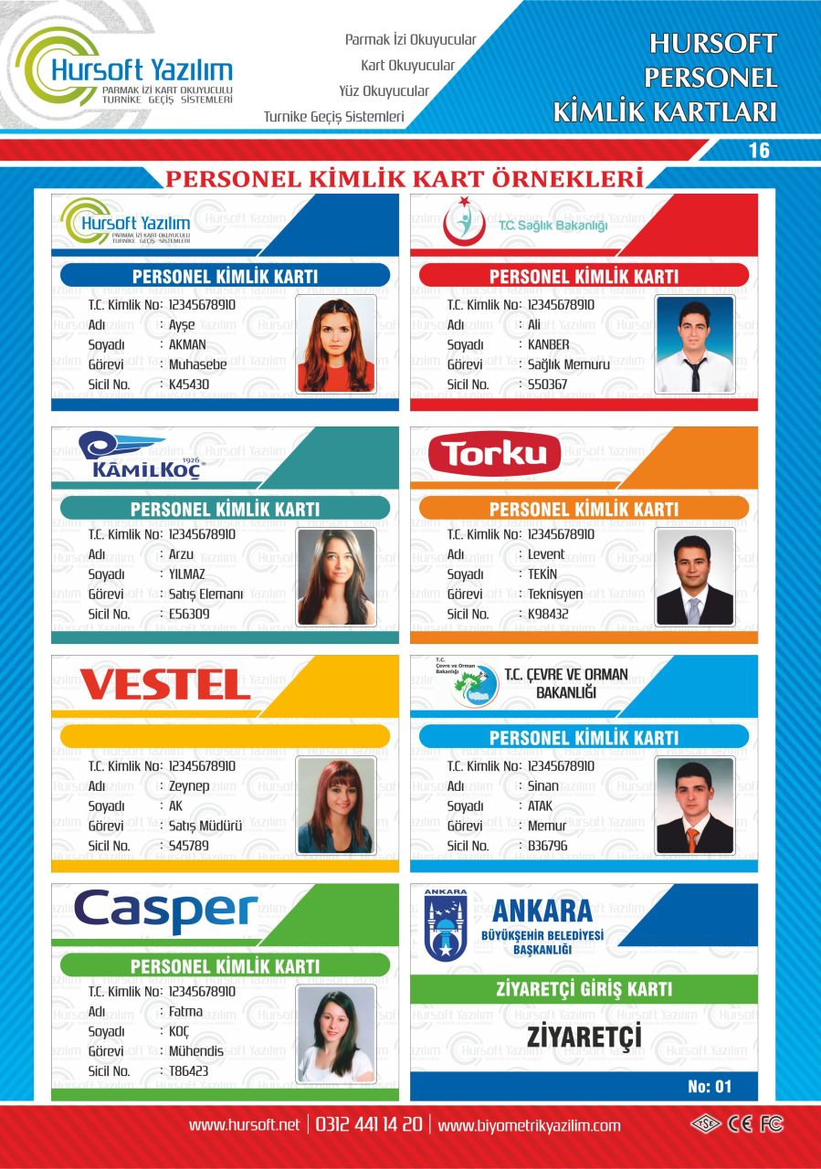 PERSONEL KİMLİK KARTLARI