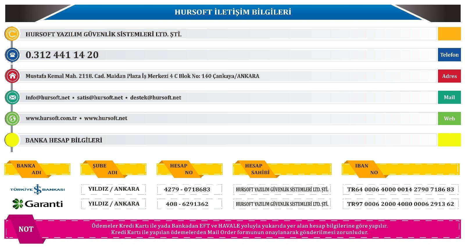 HURSOFT İLETİŞİM BİLGİLERİ
