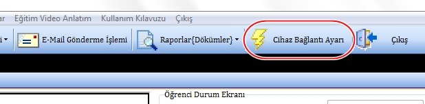 Hursoft Okul Öğrenci Takip Programı Cihaz Bağlantı Ayarları