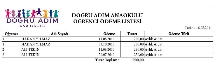 Öğrenci Ödeme İşlemi