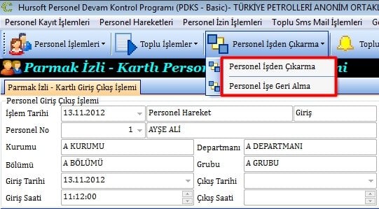 Personeli İşten Çıkarma