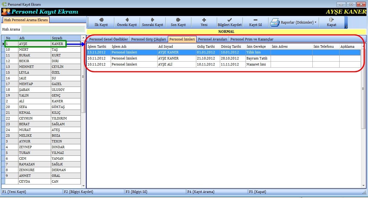 Personel Devam Kontrol Sistemi