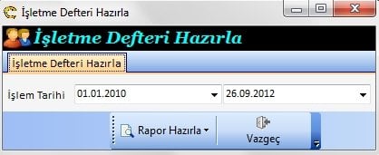 İşletme Defteri Hazırlama