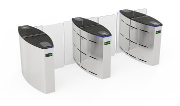 HURSOFT SG 90 HIZLI GEÇİŞ TURNİKELERİ (2 SİNGLE TURNİKE BİR KORİDOR)