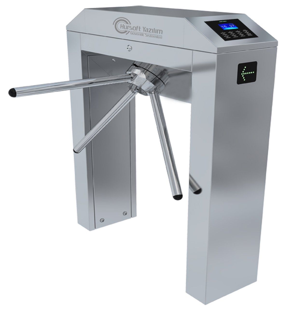 HURSOFT S720 OKUL TURNİKE SİSTEMLERİ (2 ADET KART OKUYUCU TURNİKEYE MONTELİ)