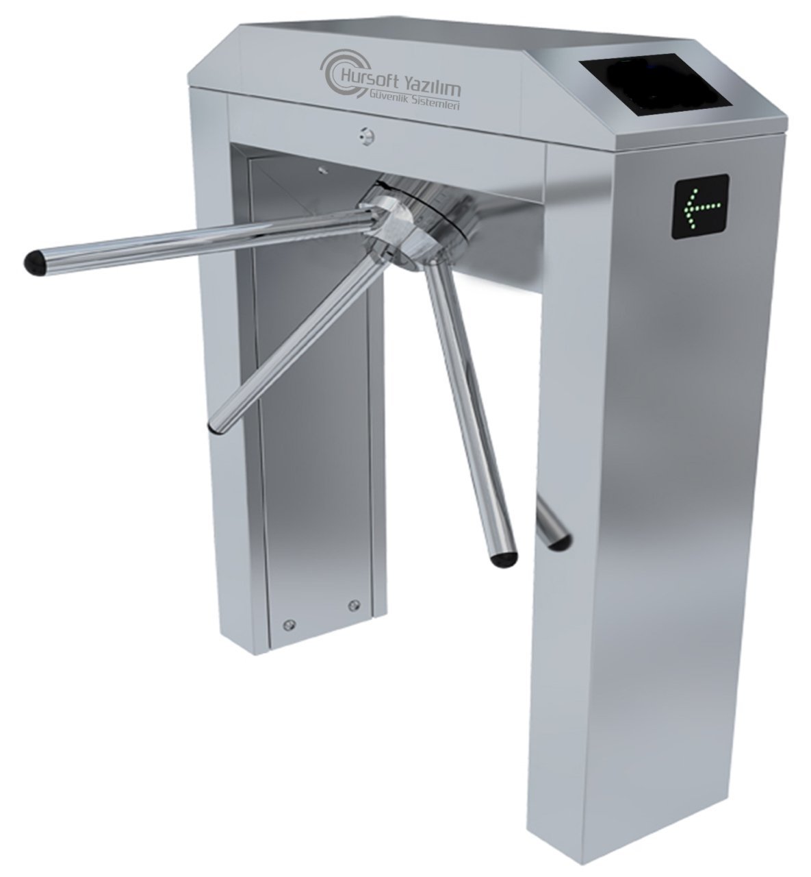 HURSOFT S485 SPOR MERKEZİ TURNİKE SİSTEMLERİ (2 ADET KART OKUYUCU TURNİKEYE MONTELİ)