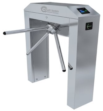 HURSOFT S805 PERSONEL TURNİKE SİSTEMLERİ (2 ADET KART OKUYUCU TURNİKEYE MONTELİ)